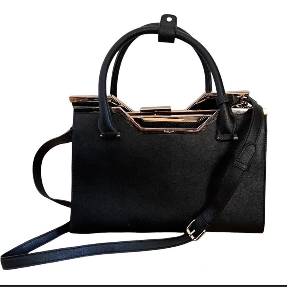 DUNE LONDON LUXE Top Handle Bag w/ Removable Cross body adjustable strap